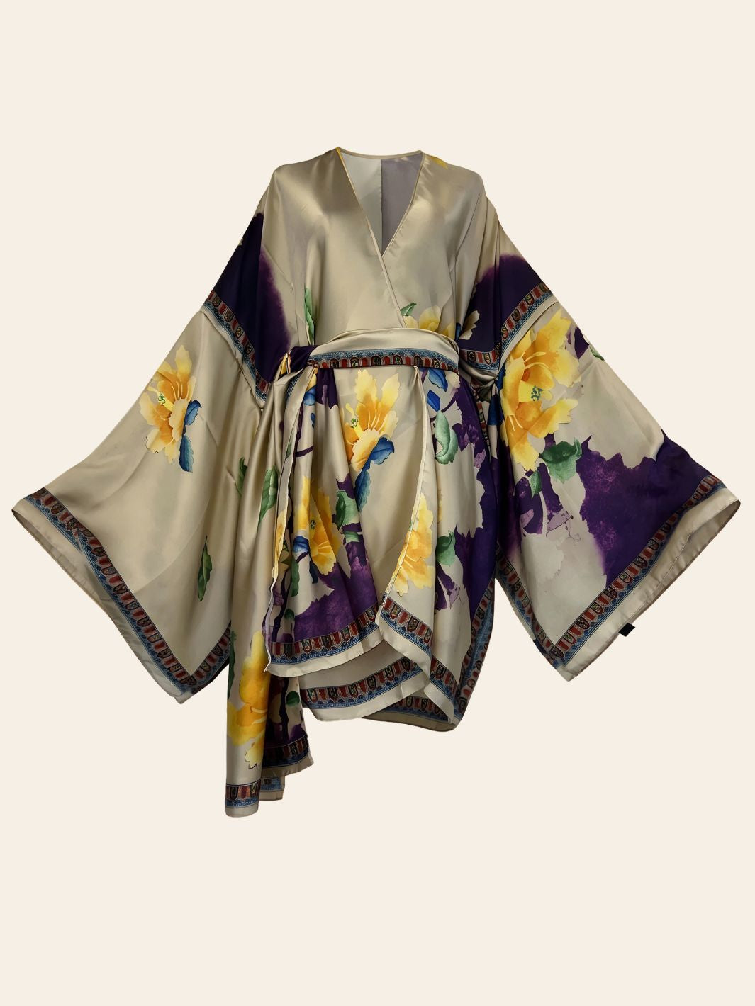 Kimono Plage Design Doré