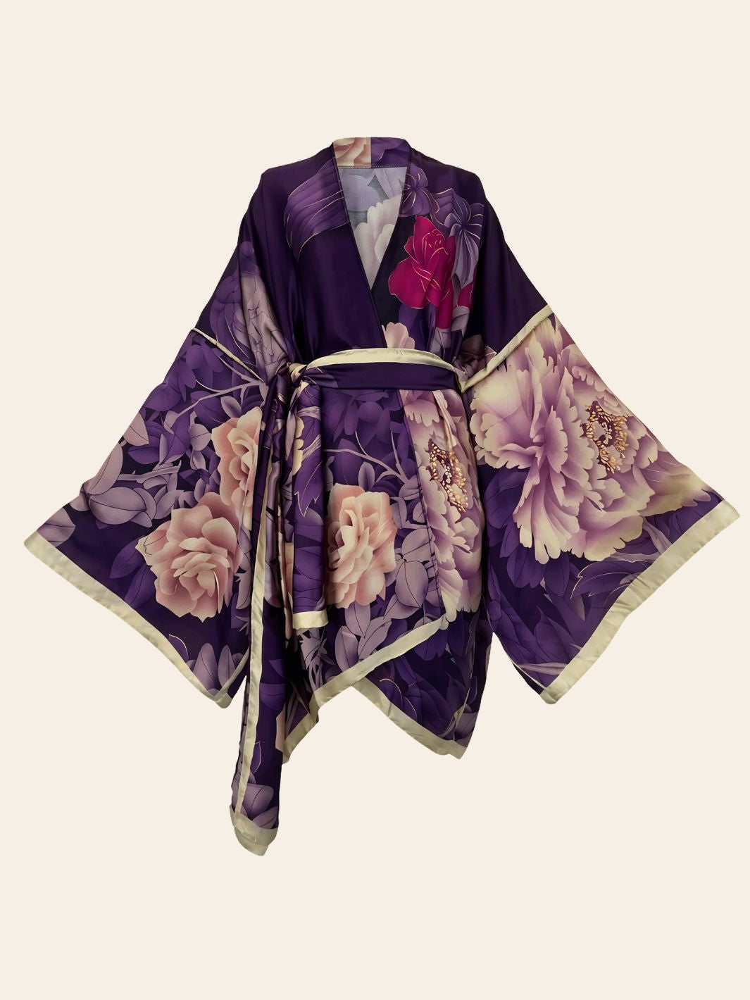 Kimono Plage Design Violet