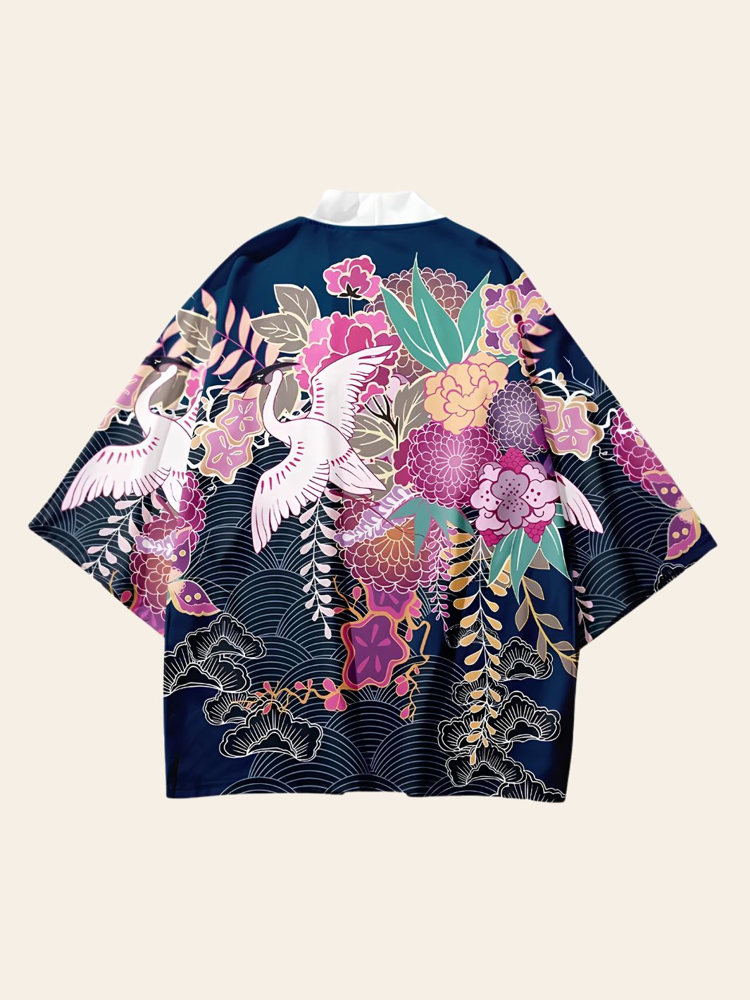 Veste Kimono Design Multicolore
