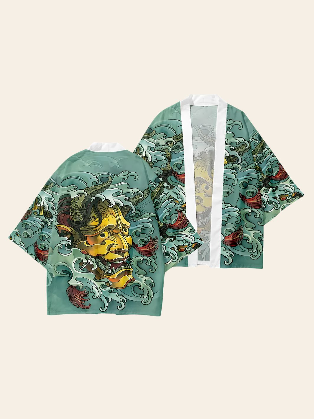 Veste Kimono Océan Dragon