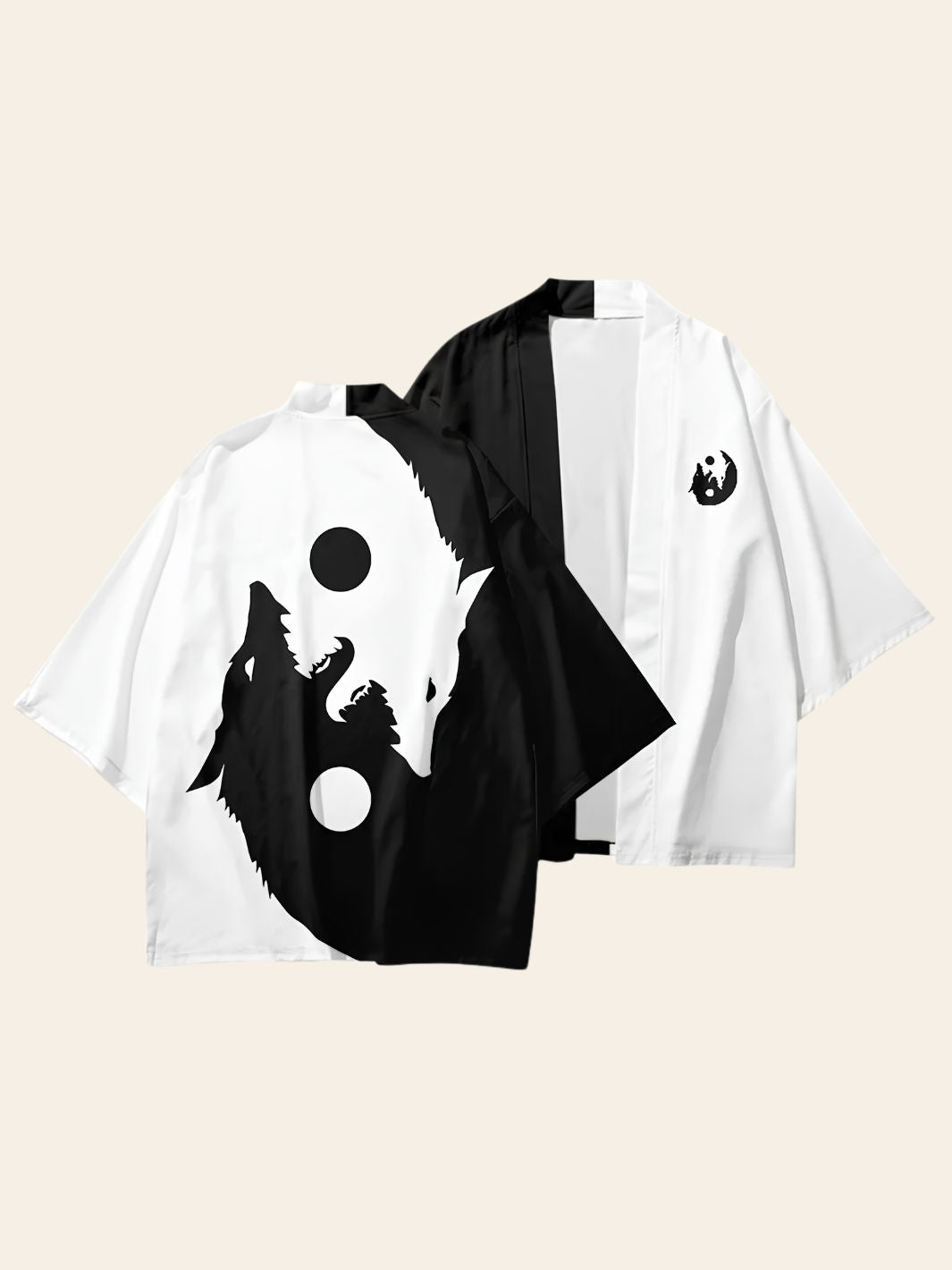Veste Kimono Yin & Yang
