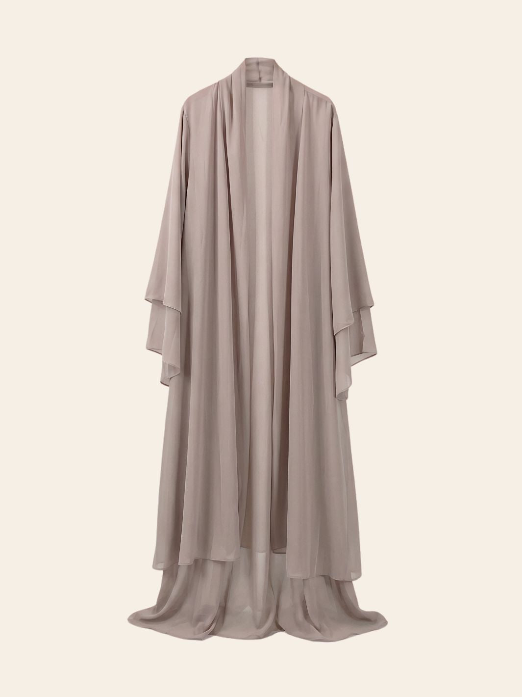 Abaya Kimono Marron Clair