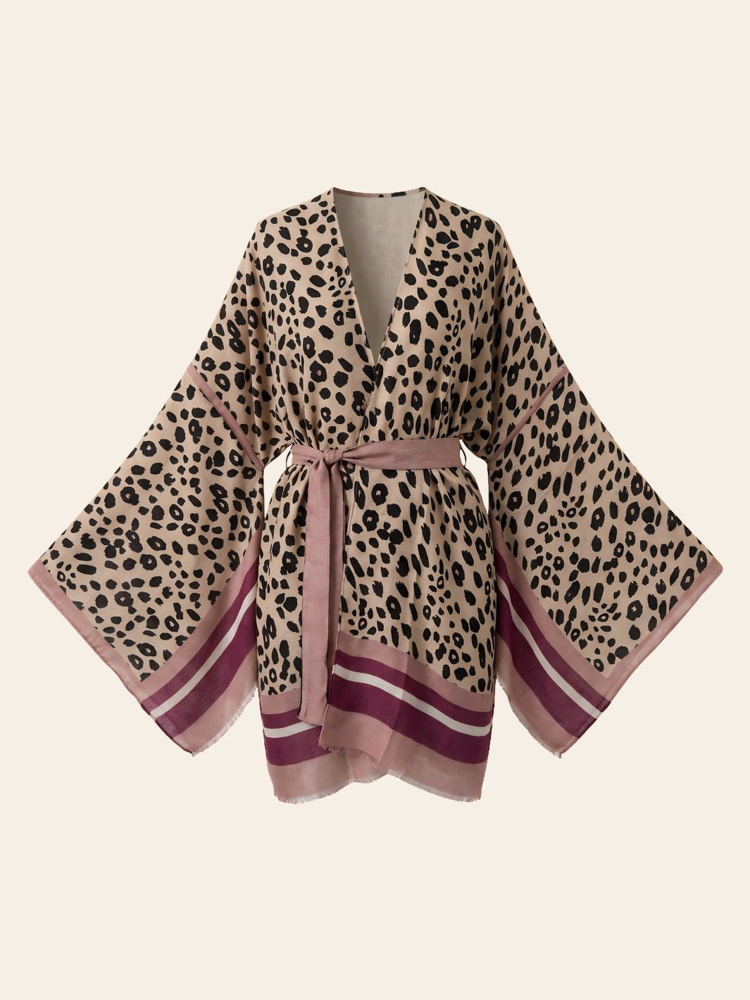 Kimono Plage Léopard