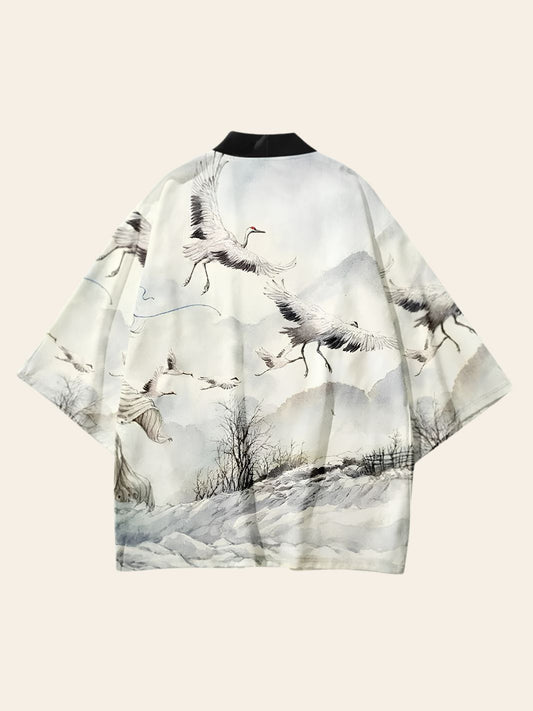 Veste Kimono Design Mer du Japon