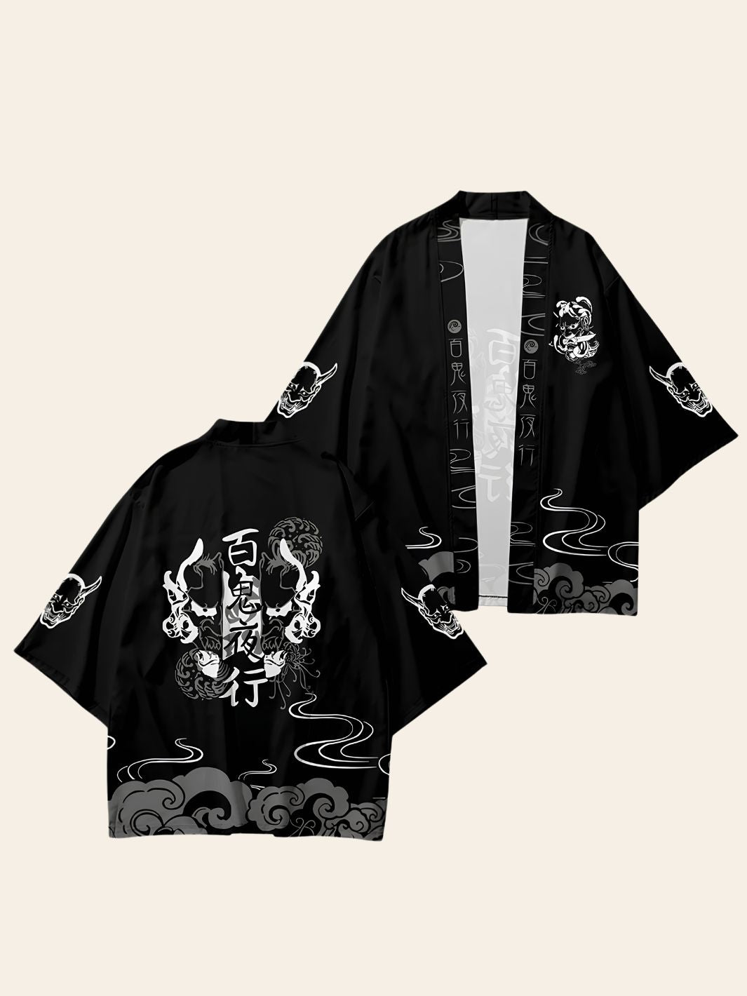 Veste Kimono Noire