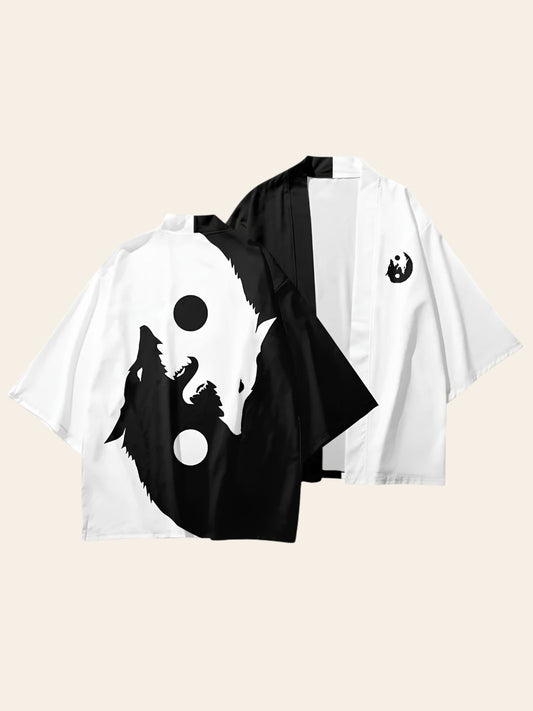 Veste Kimono Yin & Yang